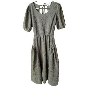Anthropologie Moon River Sage Green Dress Medium